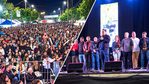 Con el aval de Jaldo, 17 comunas del Oeste lanzaron su acople en un acto ante 10.000 personas en El Manantial 48538_acto